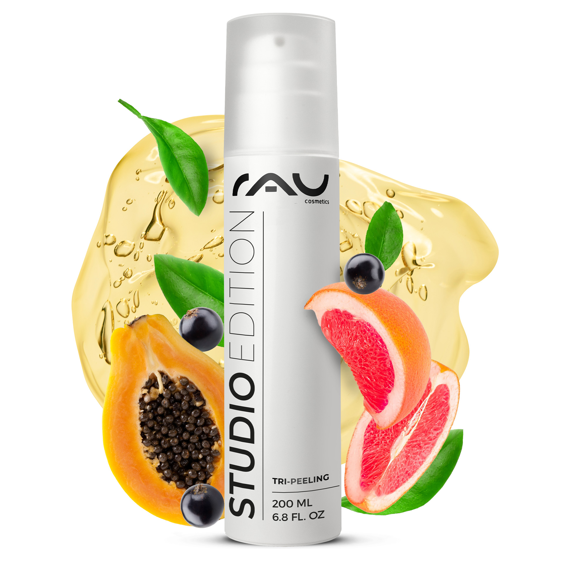 Tri-Peeling 200 ml Peeling de enzimas y ácidos de frutas Essen, Obst, Pflanze, Produzieren