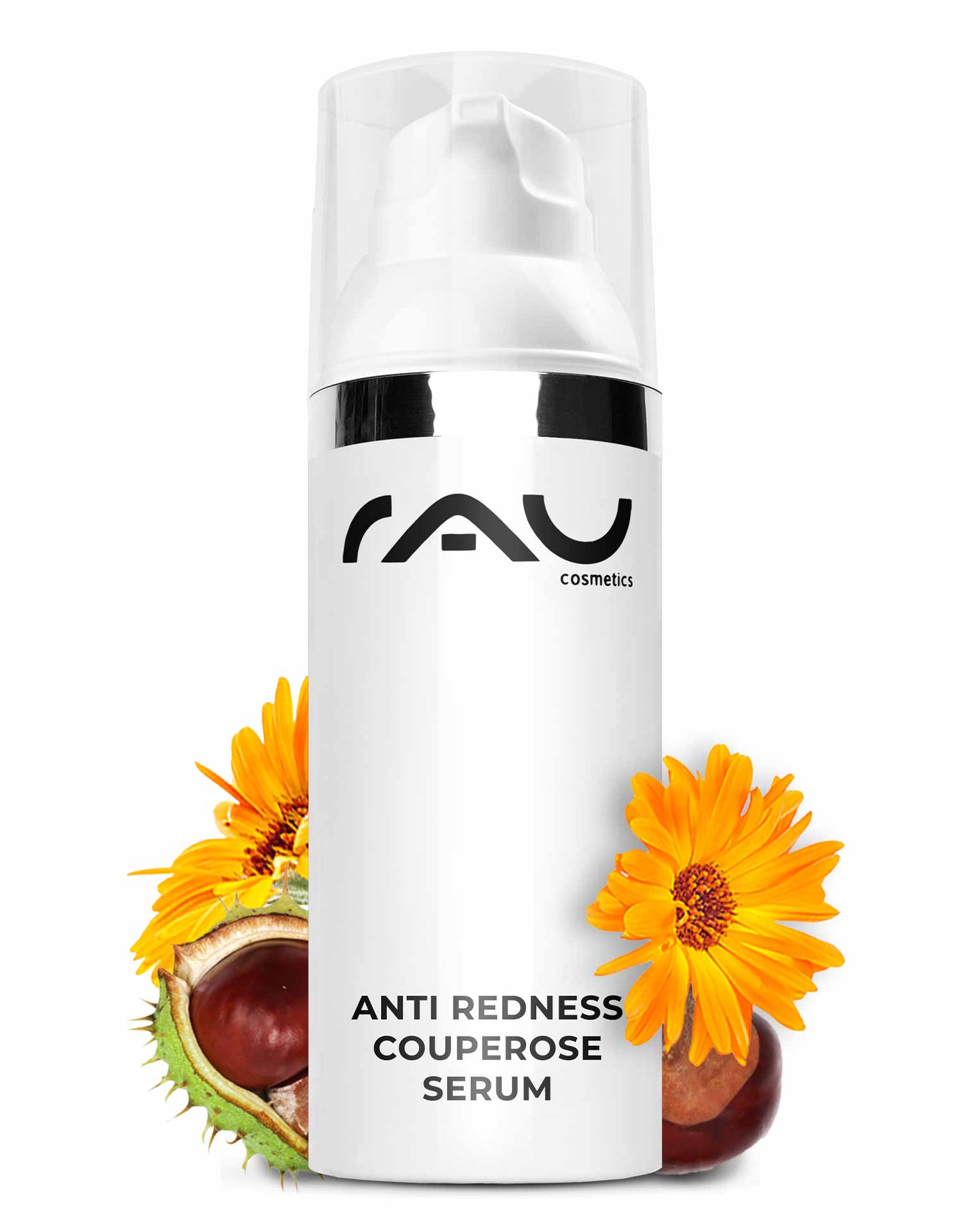 RAU Anti Redness Couperose Serum 50 ml - Against Couperosis, Rosacea and  Facial Red Veins 