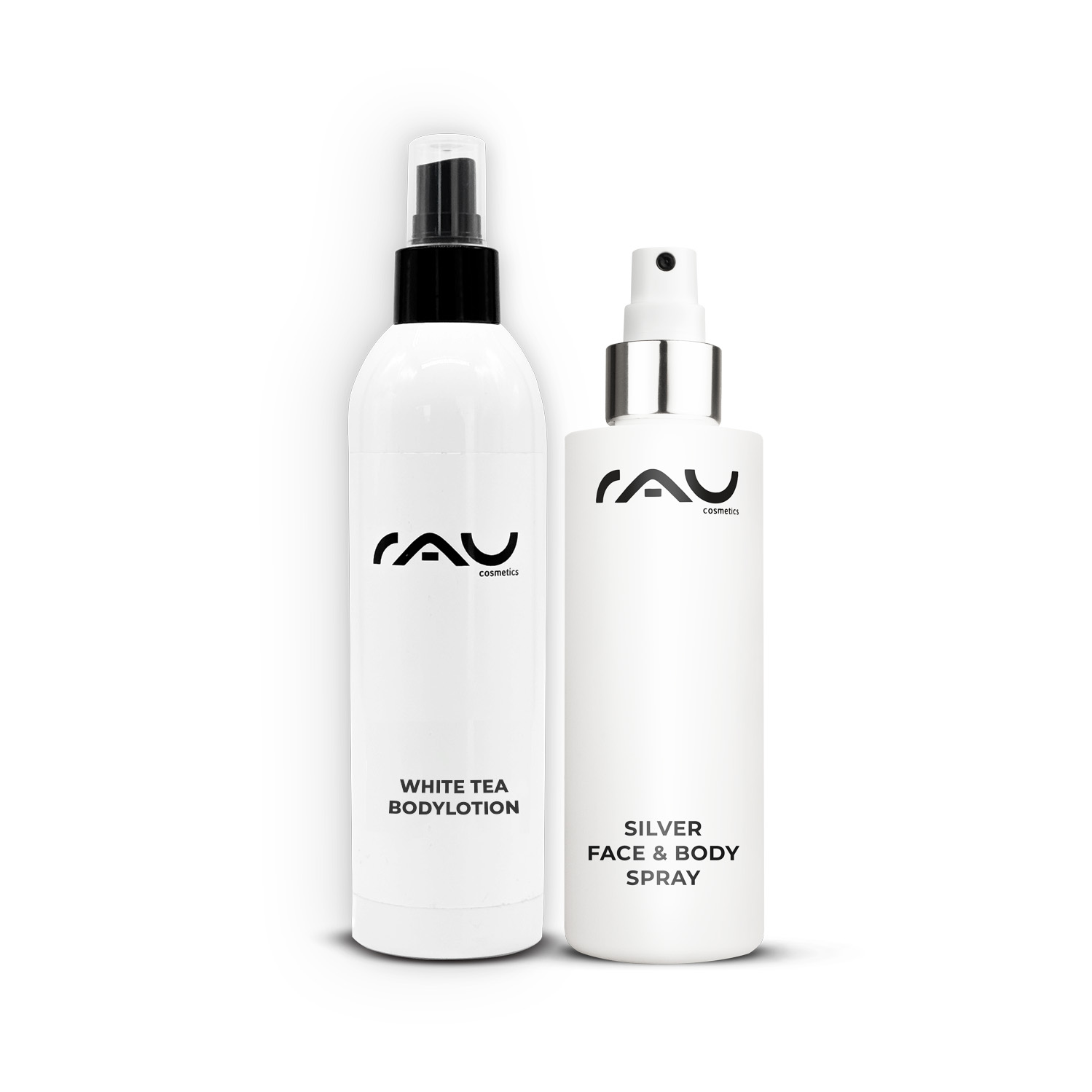 Body Bundle 2 - White Tea Bodylotion & Silver Face Body Spray Bottle, Cosmetics, Perfume