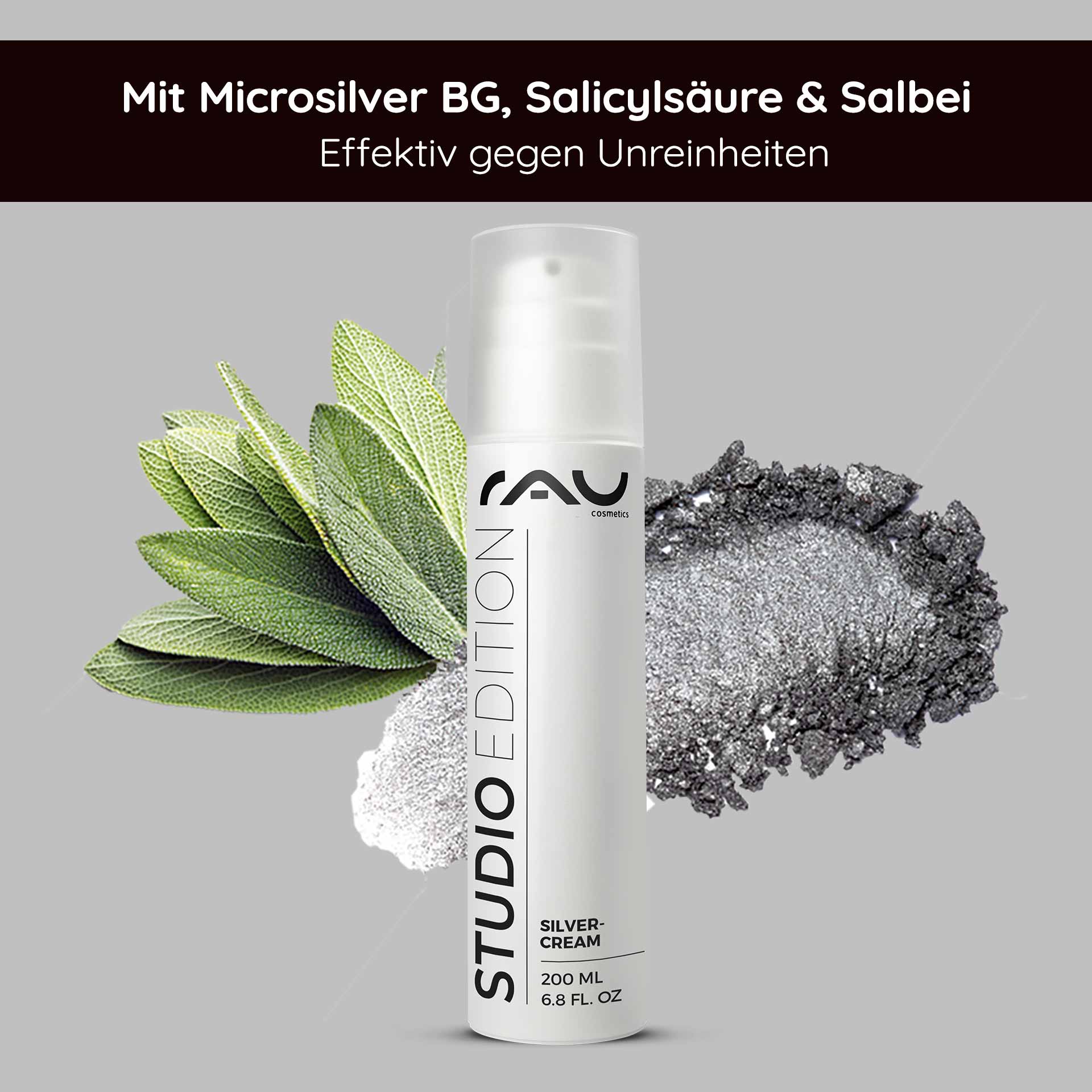Silvercream 200 ml for impure skin with microsilver