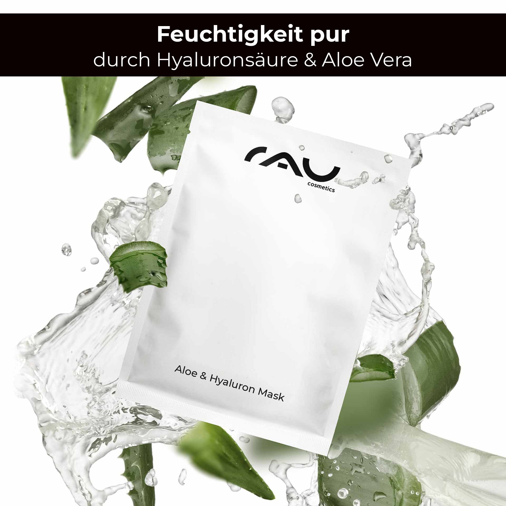 Aloe Vera, Hyaluron Mask, Face mask, Sheet mask, Cosmetics packaging