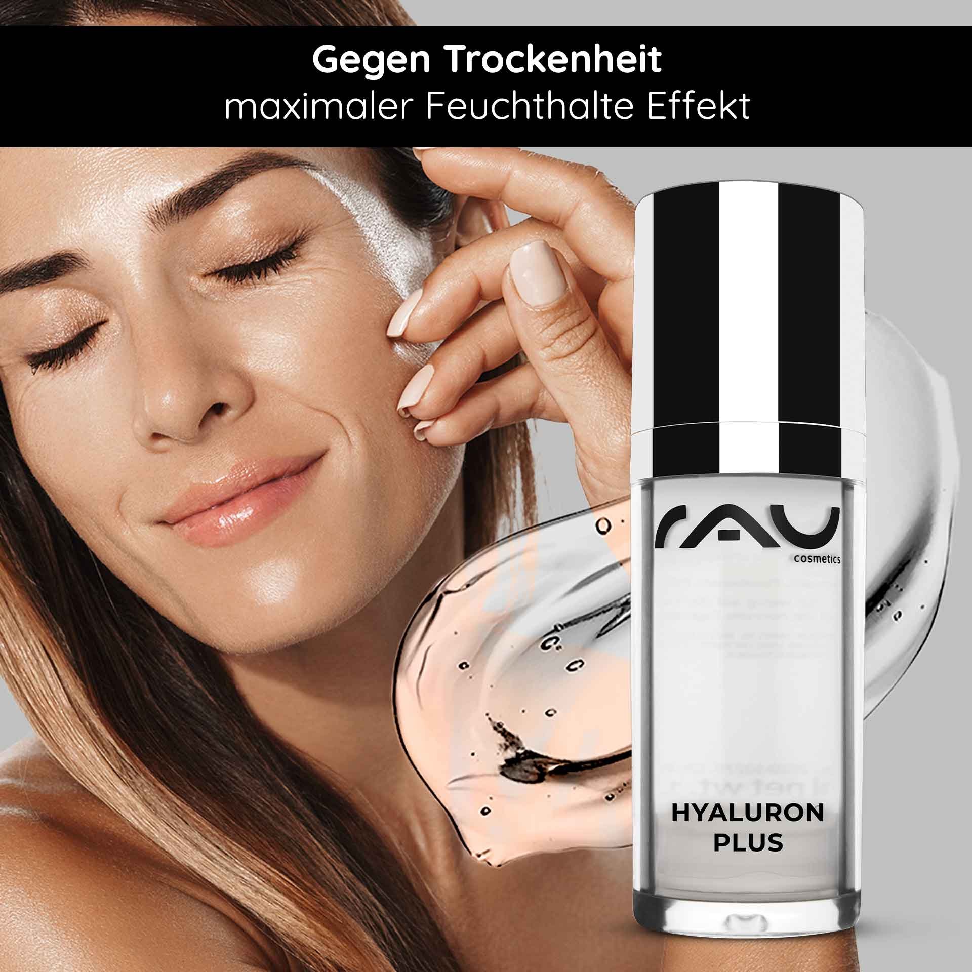 Anti-Aging Serum: The elegant dispenser highlights the professional quality of RAU Cosmetics active ingredient cosmetics.