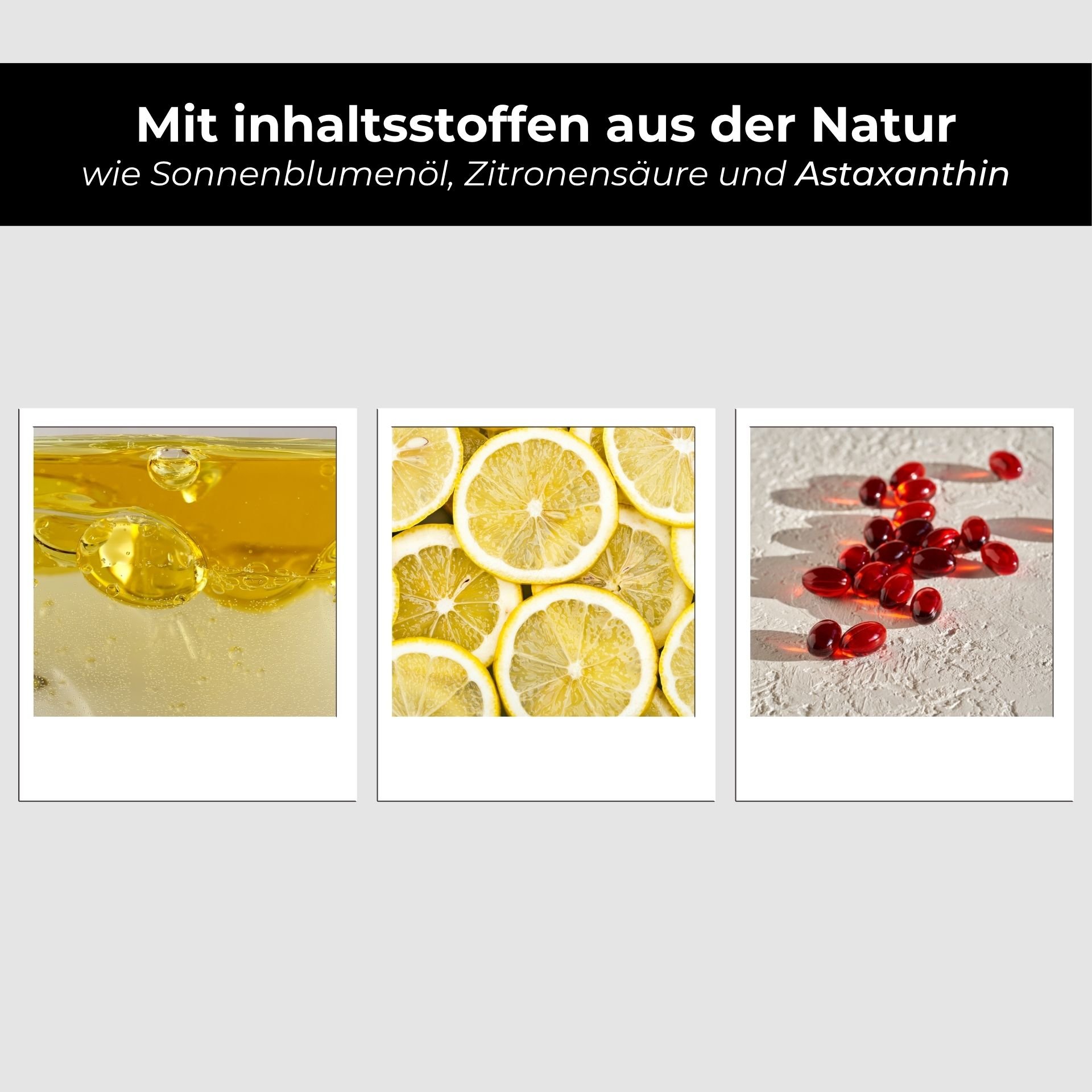 Fresh ingredients like lemon for an invigorating feel.