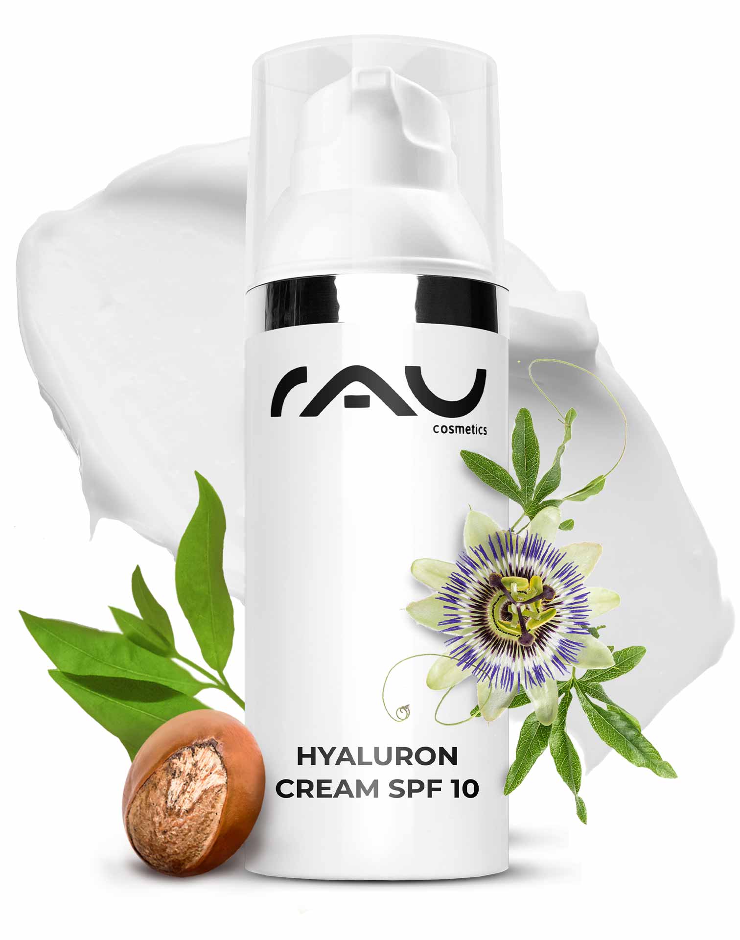 RAU Hyaluron Cream SPF 10 50 ml - Hydration & UV Protection