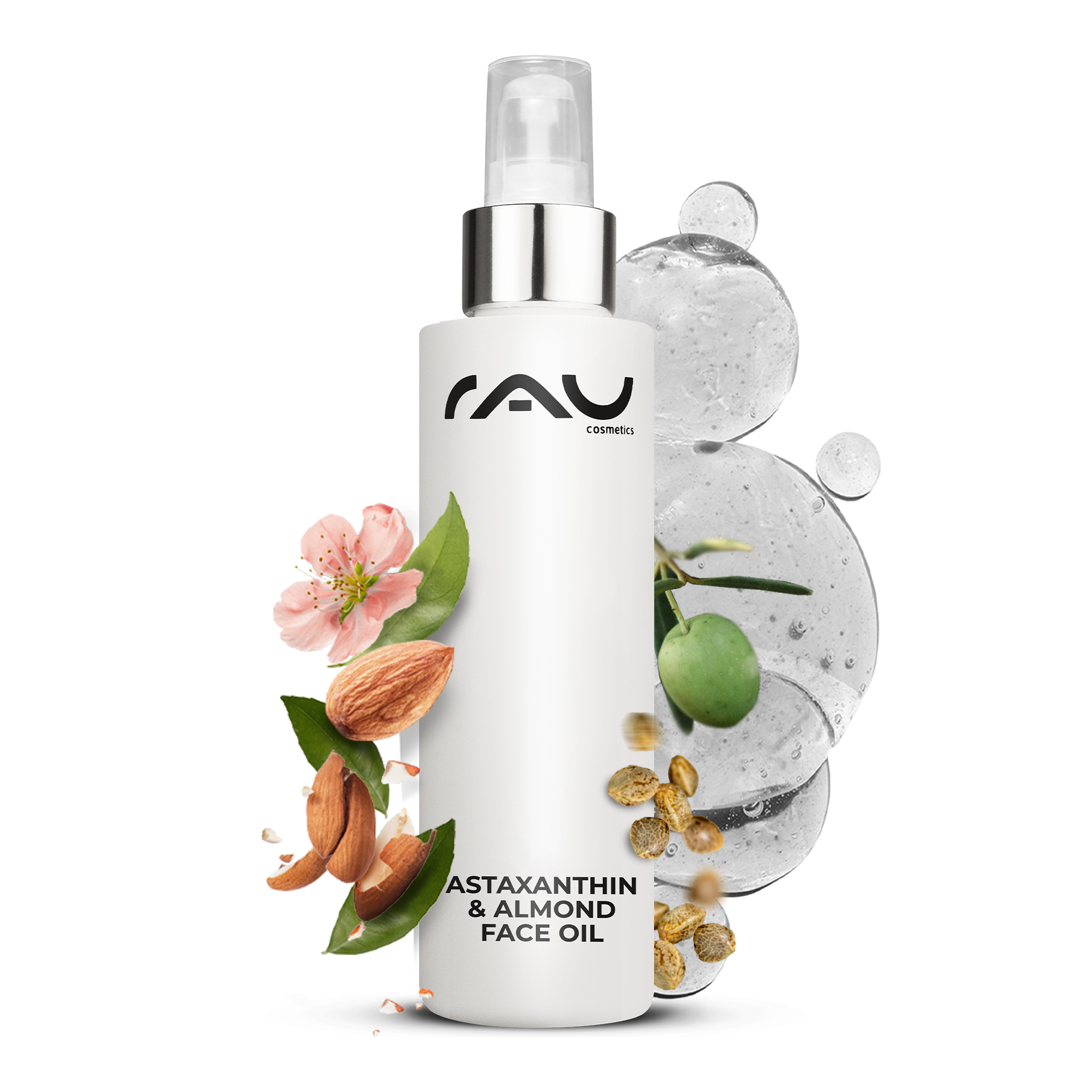 Astaxanthin & Almond Face Oil 100 ml Bottle, Lotion