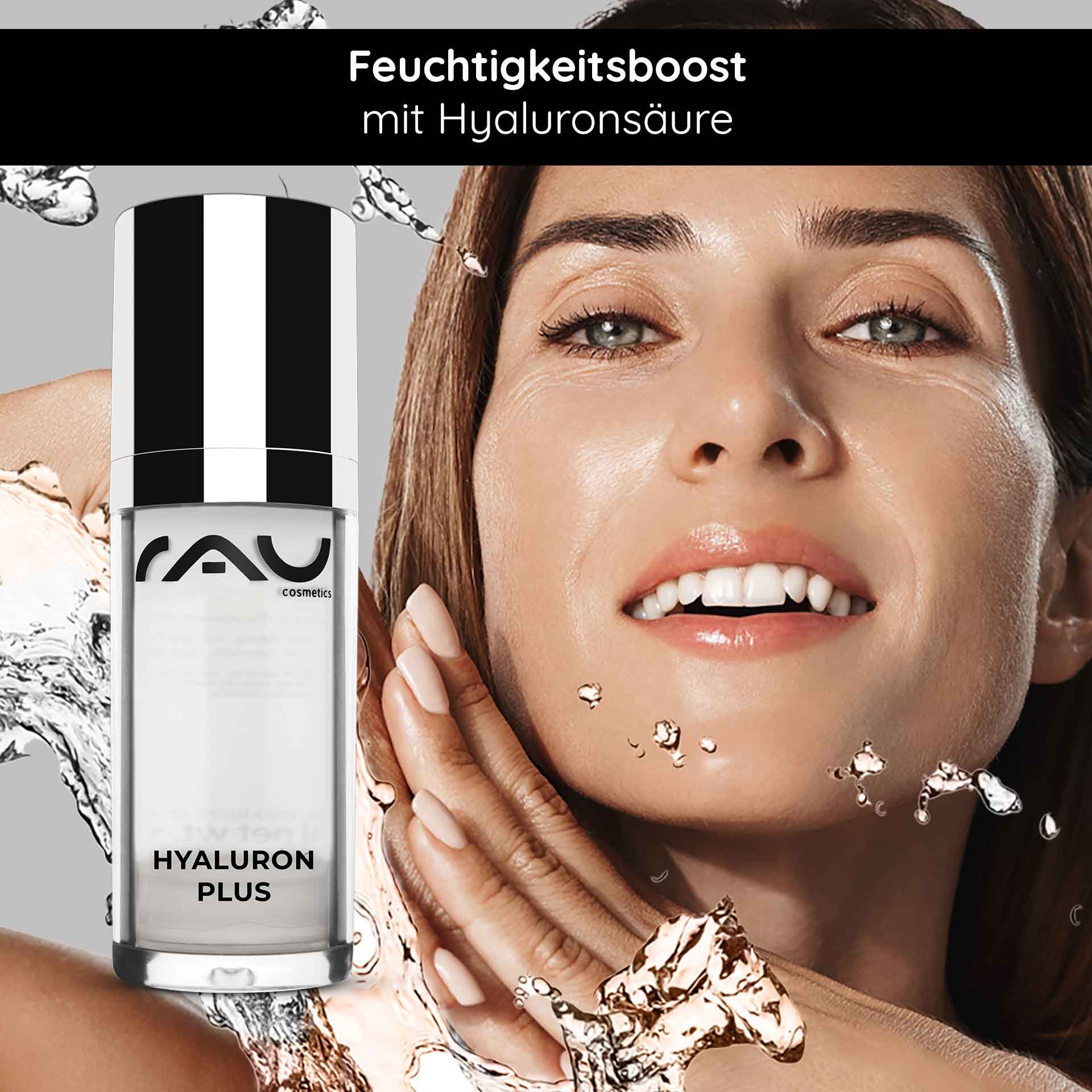 Effective Care: The Hyaluron Plus gel ensures intensive hydration and plumping of the skin.