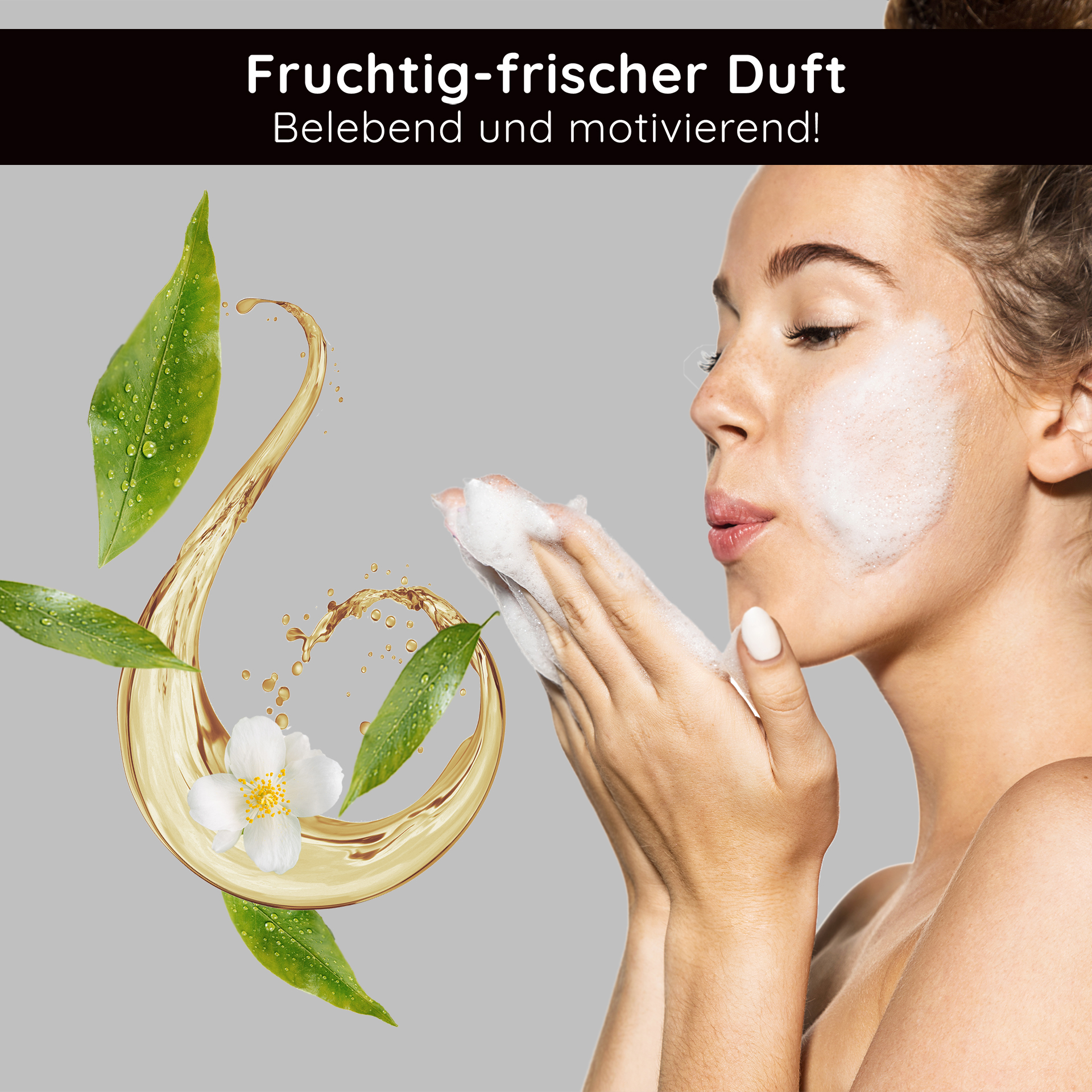 Espuma Limpiadora y Refrescante 200 ml Espuma Limpiadora Erwachsener, Weiblich, Person, Frau, Kopf