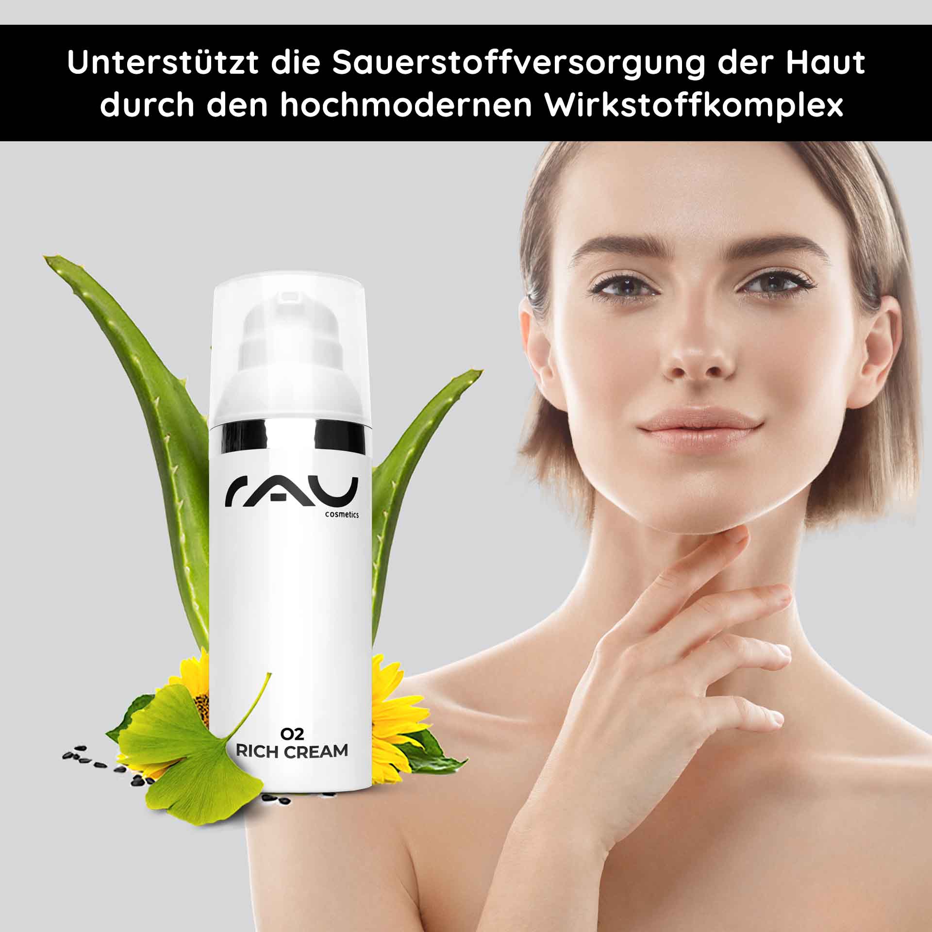 O2 Rich Cream 50 ml Rich night cream for dry skin with gingko