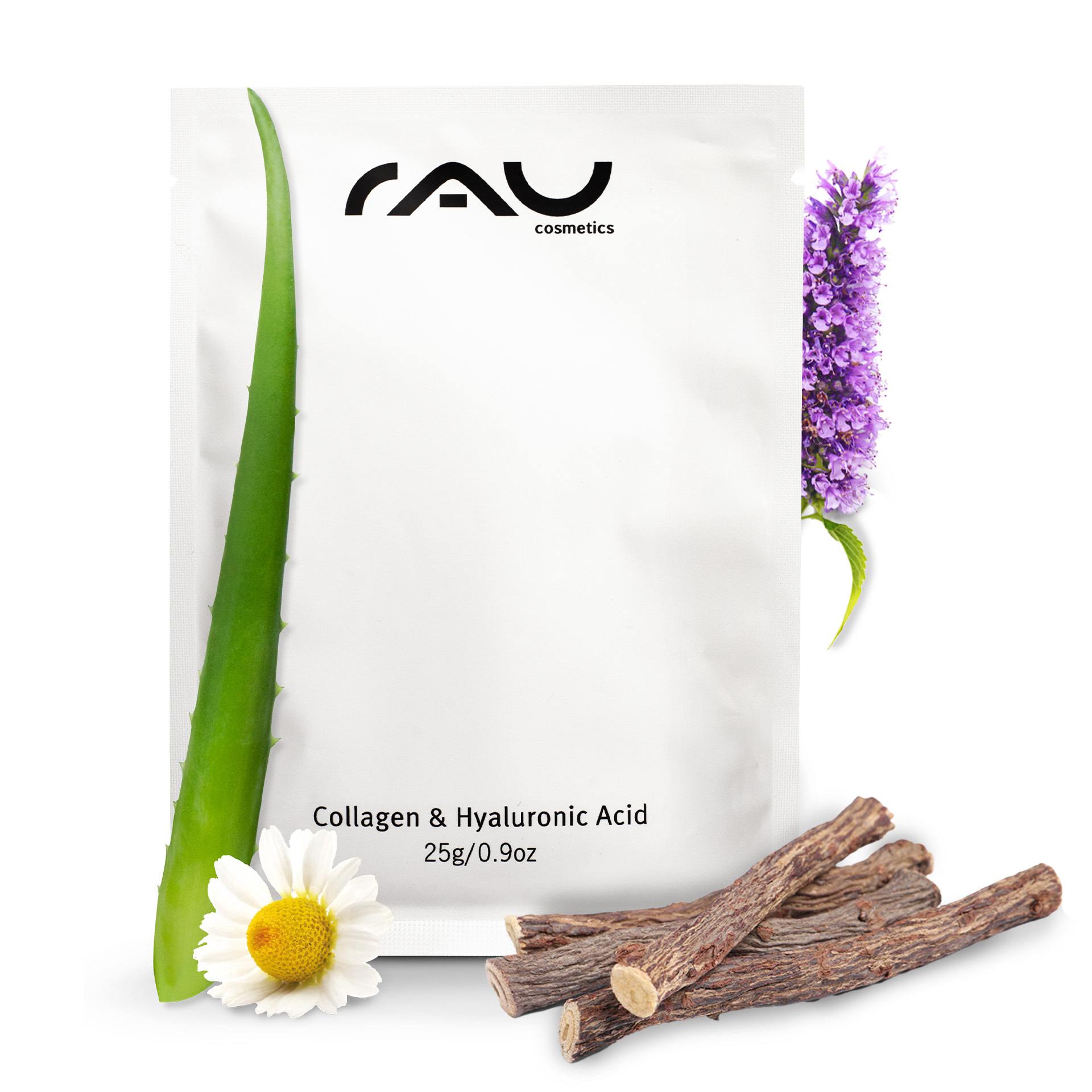 Collagen & Hyaluronic Acid Mask Fleece Mask with Panthenol Flower, Plant, Herbal, Herbs, Flower Arrangement