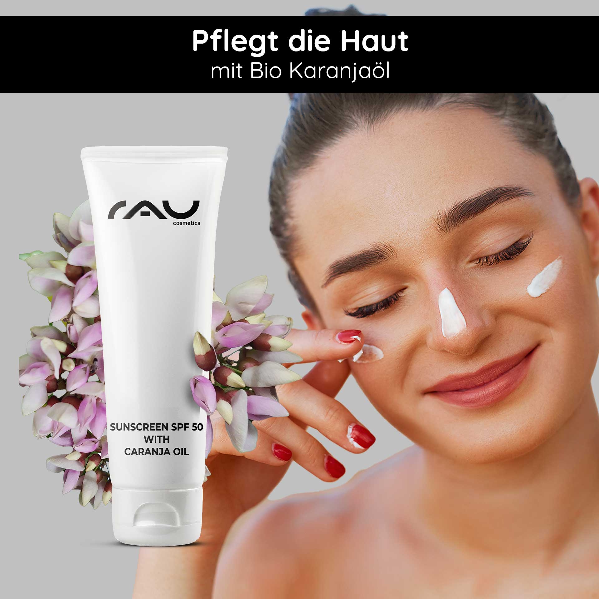 RAU Cosmetics Summer Set: Sunscreen with SPF 50 &amp; Aloe Vera Face &amp; Body After Sun