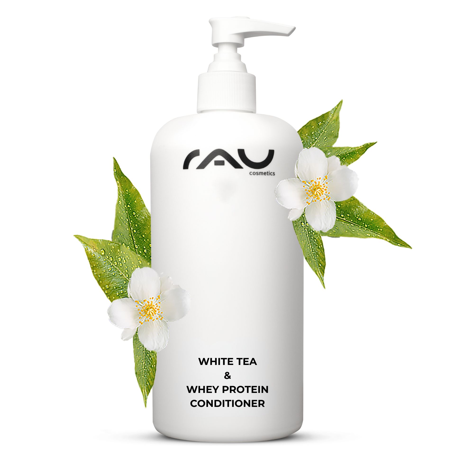 RAU White Tea & Whey Protein Hair Conditioner 500 ml  Bottle, Lotion