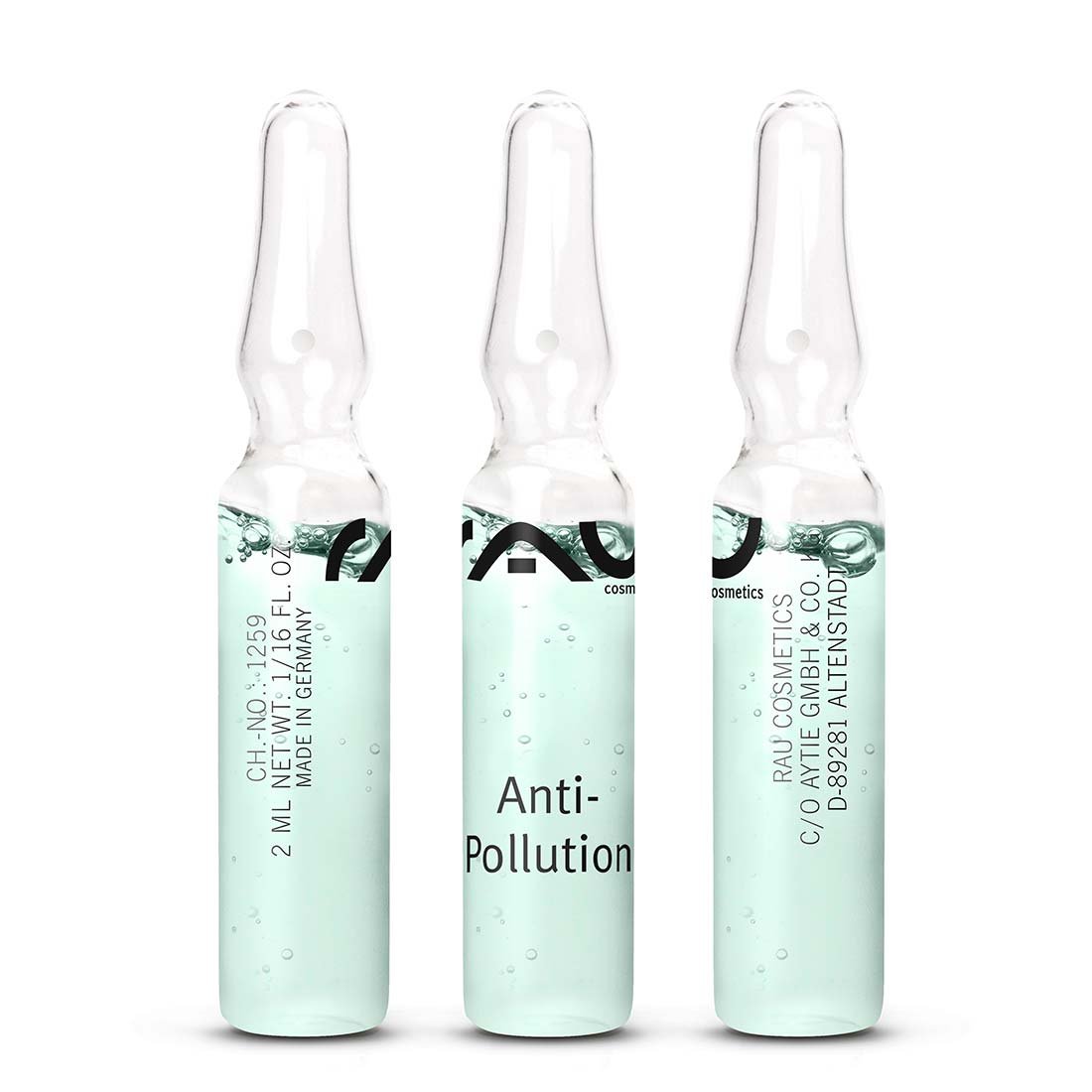 RAU Anti-Pollution Ampoules 10 x 2 ml Concentrate for the face Face Serum Facial Care Skin Care Active Cosmetics