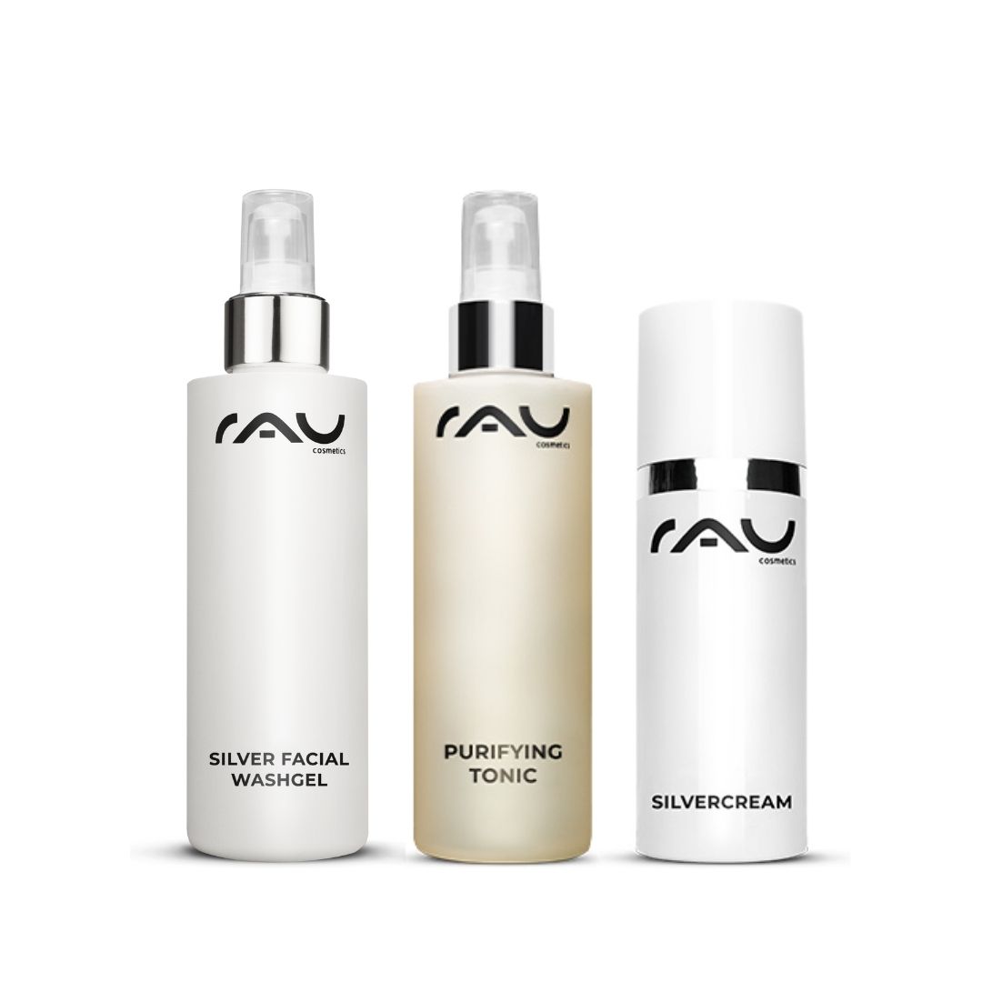 Basic care routine for impure oily skin Bottle, Cosmetics, Perfume, Lotion
