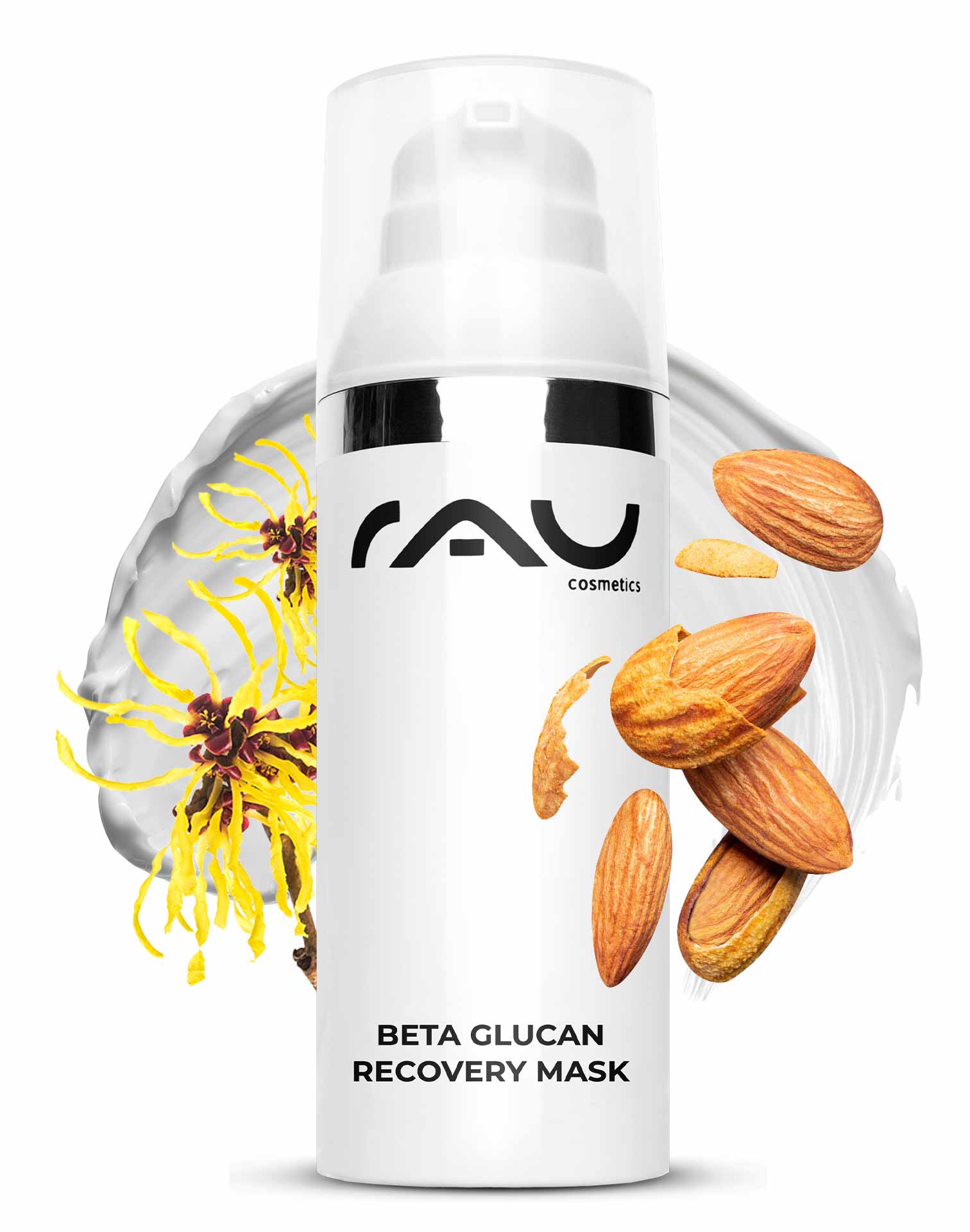 RAU Beta Glucan Recovery Mask 50 ml - Soothing Cream Mask for Stressed Skin
