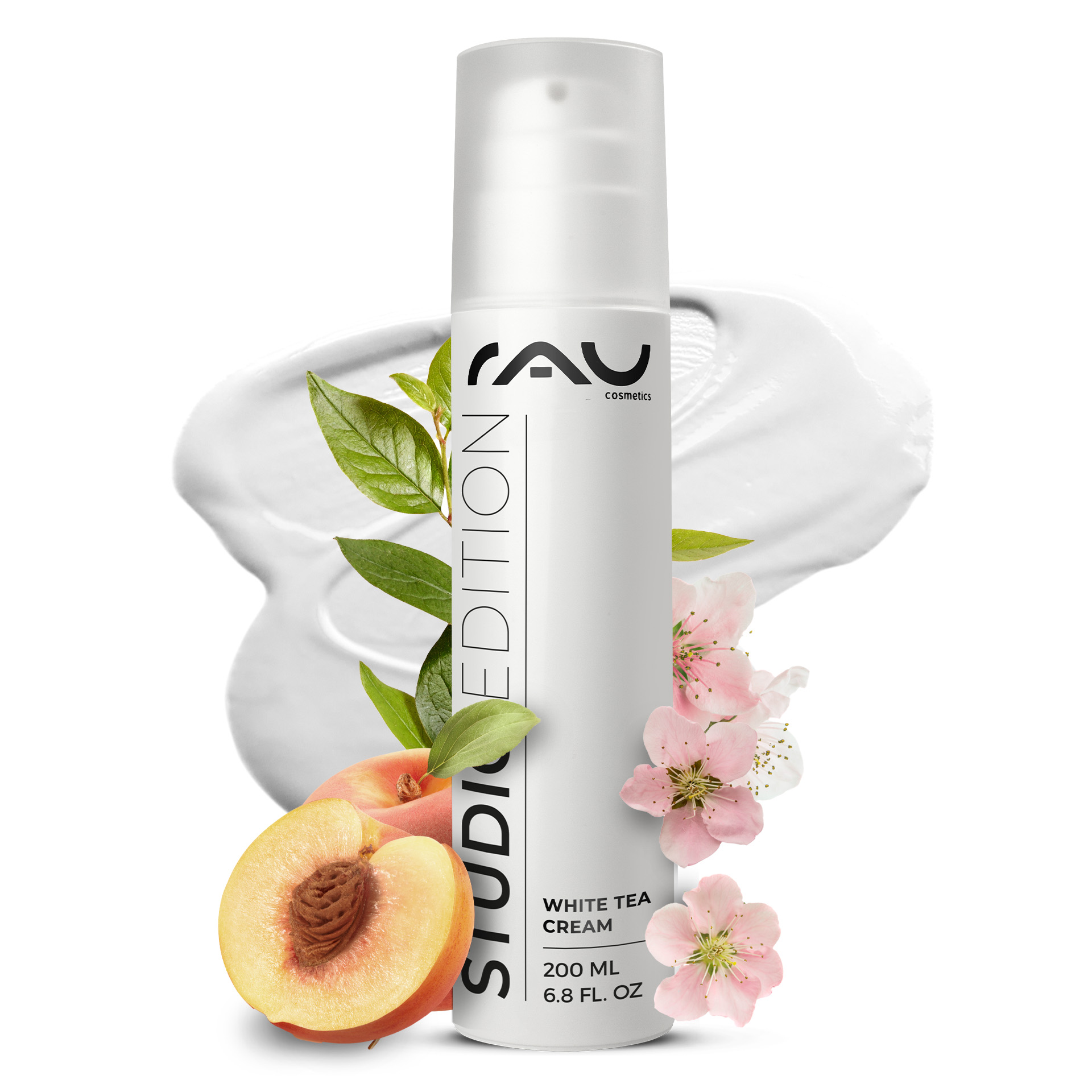 White Tea Cream 200 ml Anti Aging Cream with White Tea Food, Fruit, Plant, Produce