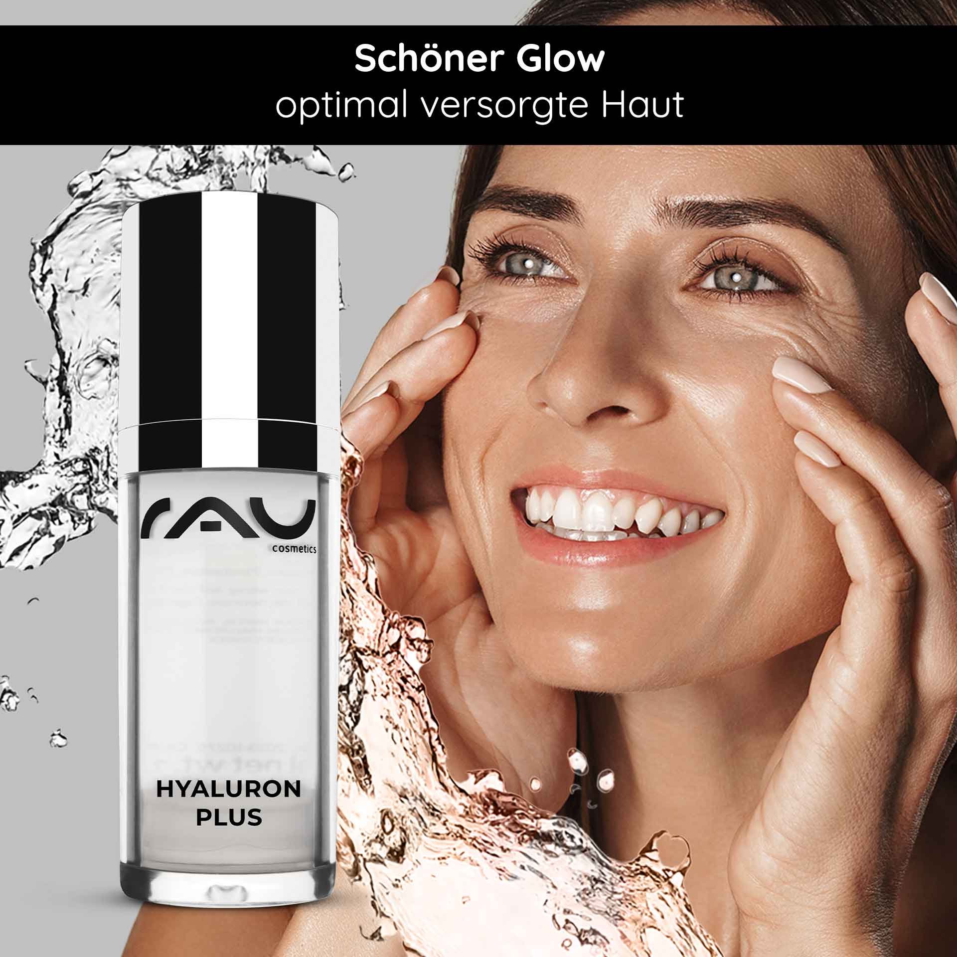 RAU Hyaluron Plus 30 ml - Highly concentrated facial serum in an airless dispenser for a visible instant lifting effect.