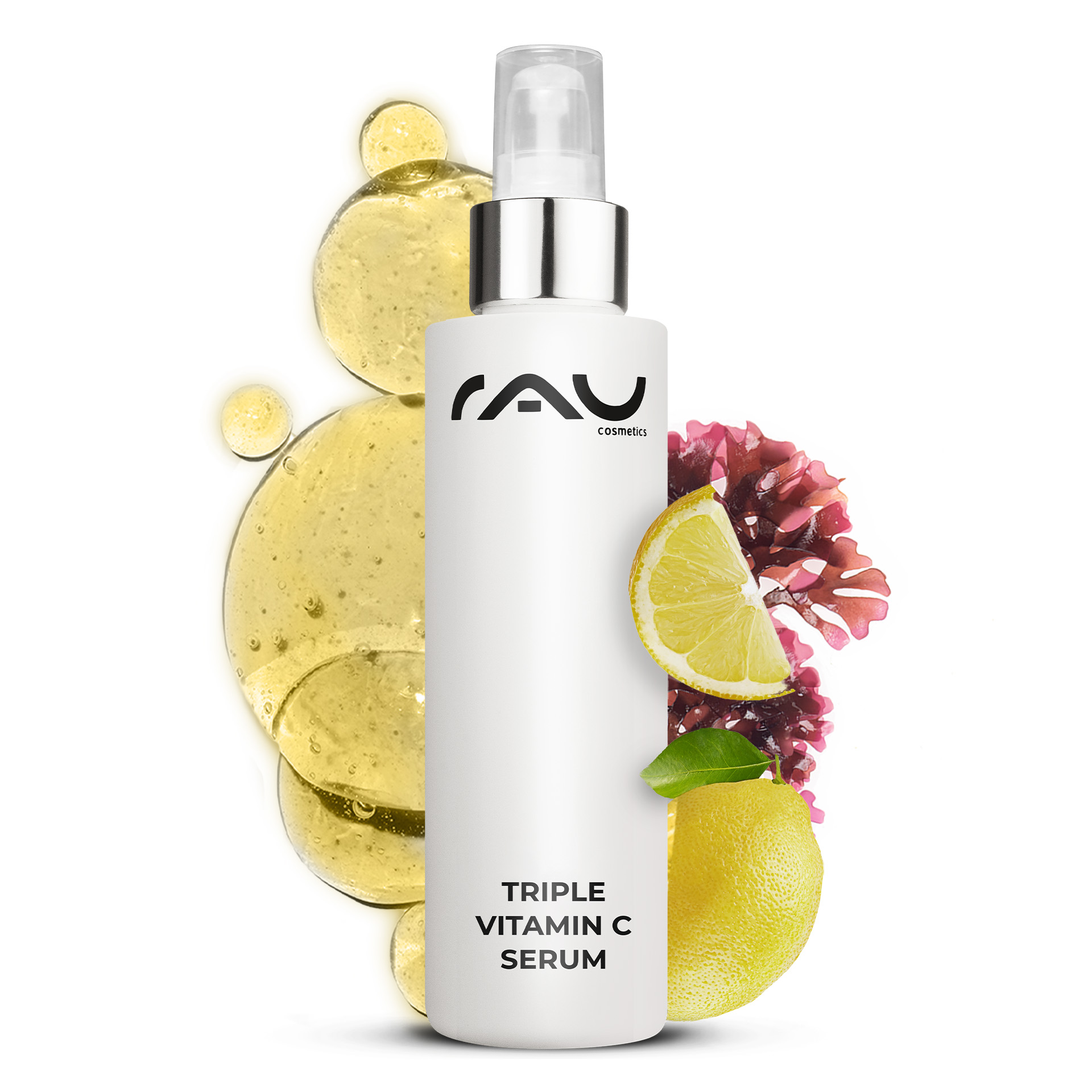 Triple Vitamin C Serum 100 ml with 11% vitamin C acids Bottle, Lotion, Citrus Fruit, Fruit, Perfume