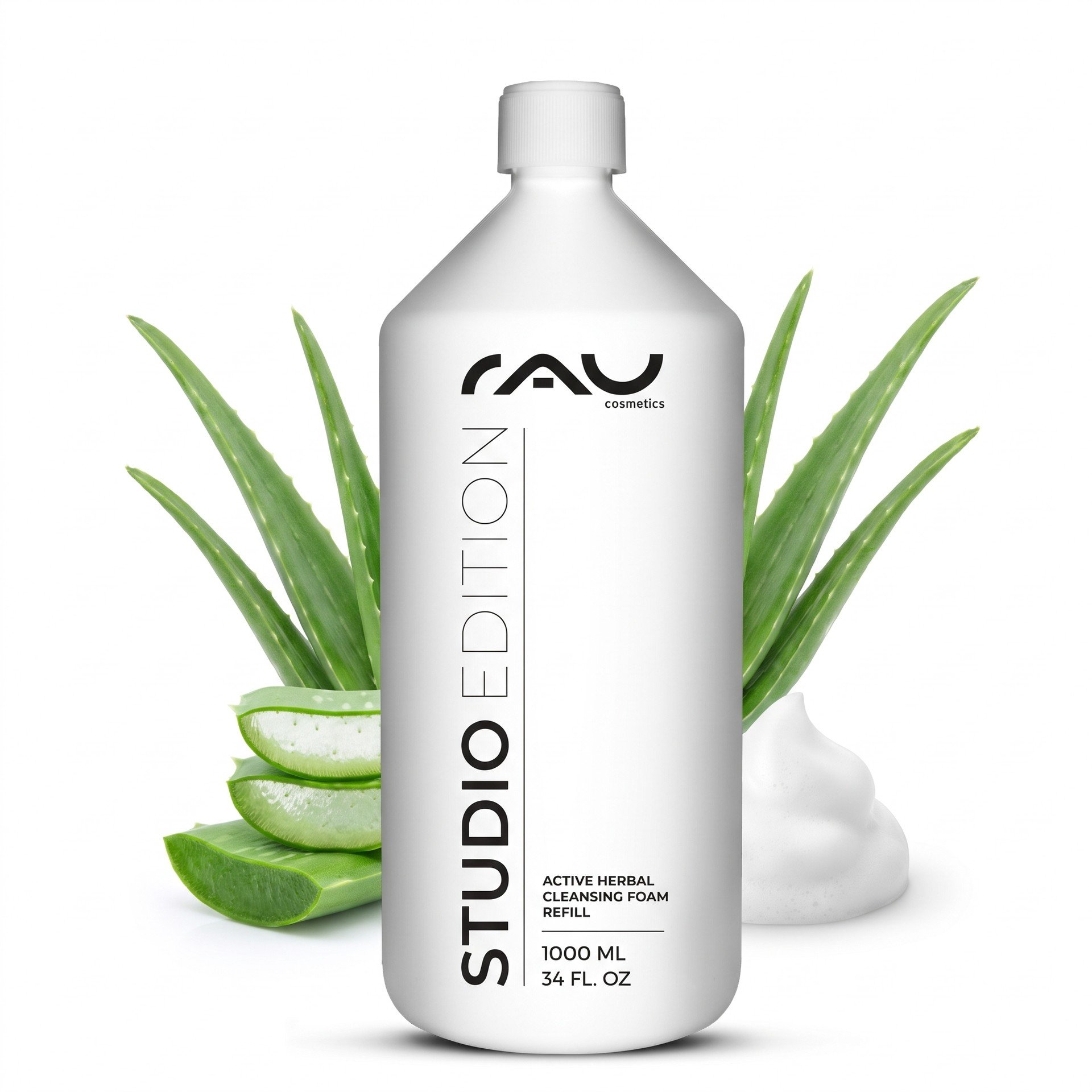 Cleansing foam, Refill bottle, Aloe vera, Cosmetics, 1000 ml