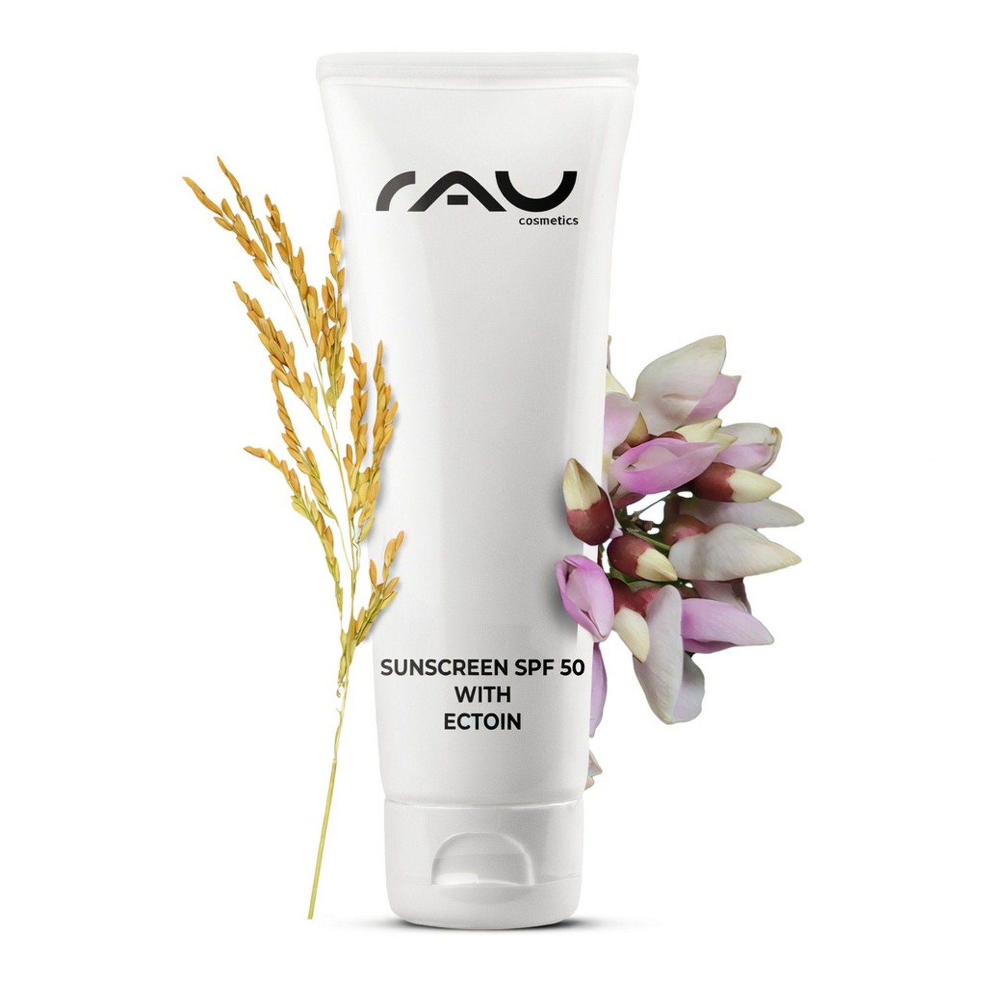 Sunscreen, SPF 50, Cream, With Ectoin, White tube